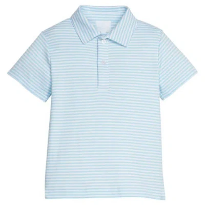 Little English Kids' Short Sleeve Polo In Blue