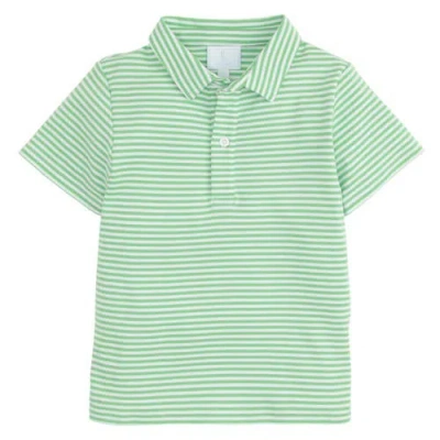 Little English Kids' Short Sleeve Polo In Green