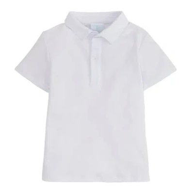 Little English Kids' Short Sleeve Polo In White