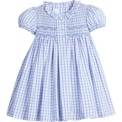 Little English Kids' Smocked Bridget Dress In Blue