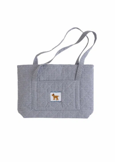 Little English Quilted Tote Bag In Boy Lab