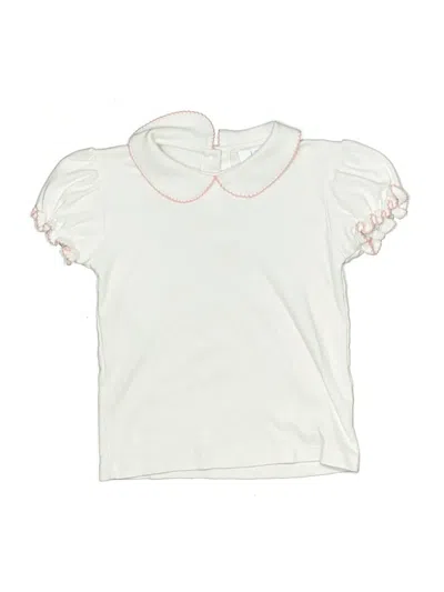 Pre-owned Little English Kids' Short Sleeve Polo Shirt In Ivory