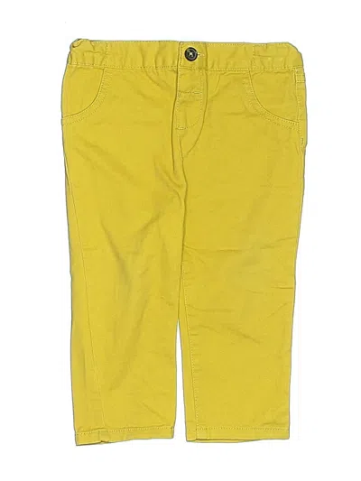Pre-owned Little Gent By Next Kids' Khaki Pant In Yellow