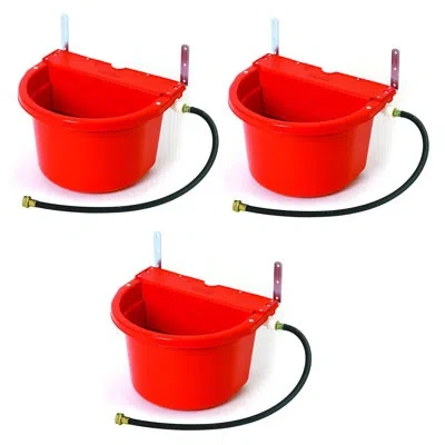 Little Giant 512oz. Automatic Water Dish In Red