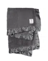Little Giraffe Chenille Blanket - Baby In Charcoal