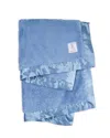 Little Giraffe Chenille Blanket In Cornflower