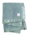 Little Giraffe Chenille Blanket - Baby In Green