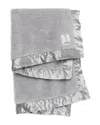 Little Giraffe Chenille Blanket In Silver