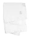 Little Giraffe Chenille Blanket In White