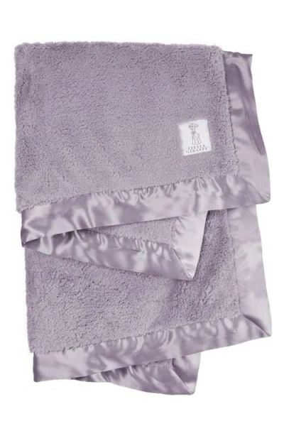 Little Giraffe Chenille Blanket In Purple
