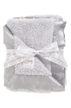 Little Giraffe Chenille Blanket In Silver