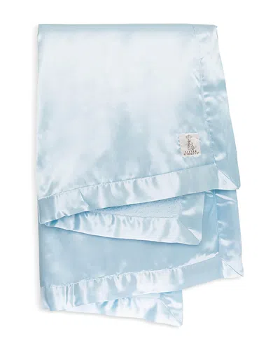 Little Giraffe Chenille Satin Blanket In White
