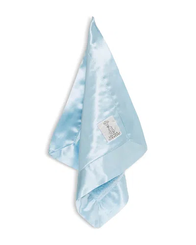 Little Giraffe Chenille Satin Baby Blanky - Ages 0+ In Blue