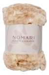 Little Giraffe Cloudscape Throw Blanket In Brown