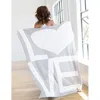 Little Giraffe Dolce Love Throw In White