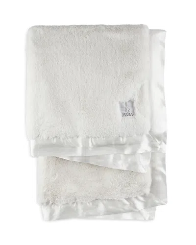 Little Giraffe Infant Luxe Blanket - Baby In White