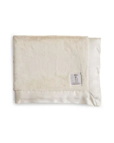 Little Giraffe Infant Unisex Luxe Blanket In Cream