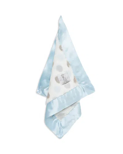 Little Giraffe Luxe Dot Blanky In Blue