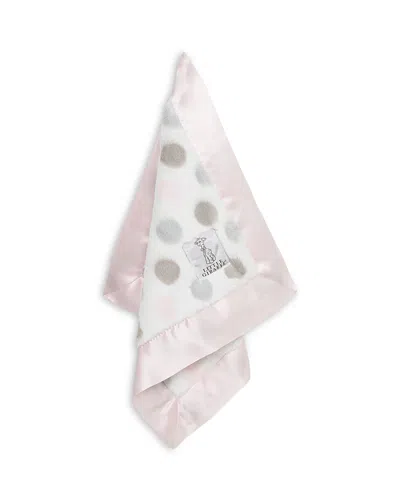 Little Giraffe Luxe Dot Blanky In Pink