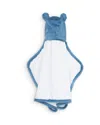 Little Giraffe Unisex Luxe Hooded Towel - Baby In Cornflower