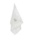 Little Giraffe Luxe Solid Plush Baby Blanket W/ Satin Border In Cream
