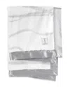 Little Giraffe Luxe Ribbon Baby Blanket - Ages 0+ In Silver