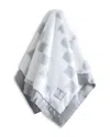 Little Giraffe Luxe Stairway Blanket - Baby In White