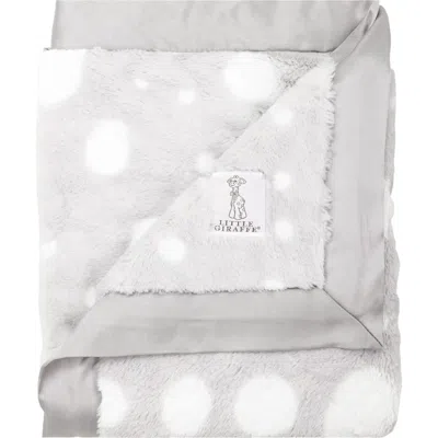 Little Giraffe Luxe Urchin Blanket In Gray
