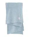 Little Giraffe Plush Chenille Blanket - Baby In Blue