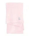 Little Giraffe Plush Chenille Blanket - Baby In Pink