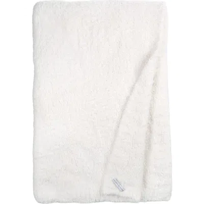 Little Giraffe Plush Throw Blanket In White