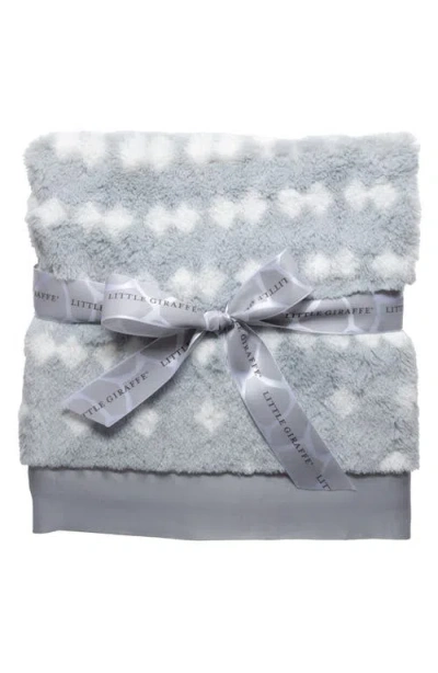Little Giraffe String Of Pearls Luxe Baby Blanket