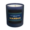 Little Karma Co. Ltd Blue / Black / Green Mandle - Kefi Large Refillable Man Candle In Multi