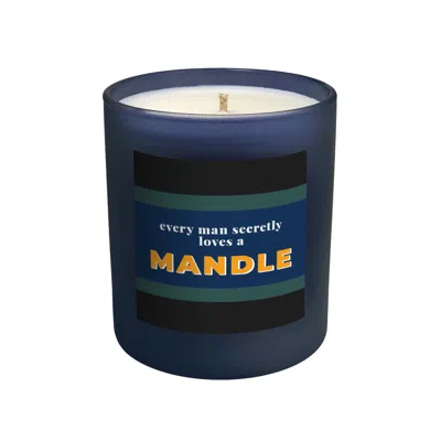 Little Karma Co. Ltd Blue / Black / Green Mandle - Kefi Midi Refillable Man Candle