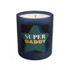 Little Karma Co. Ltd Blue / Green / Black Super Daddy Gift - Kefi Midi Refillable Candle In Multi