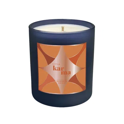 Little Karma Co. Ltd Blue Sugar & Spice - Winter Spice & Ginger Christmas Large Candle