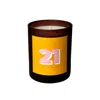 Little Karma Co. Ltd Orange Number Candle 21 - Nom Refillable Midi Milestone Candle In Orange