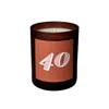 Little Karma Co. Ltd Orange Number Candle 40 - Luna Refillable Midi Milestone Candle In Orange