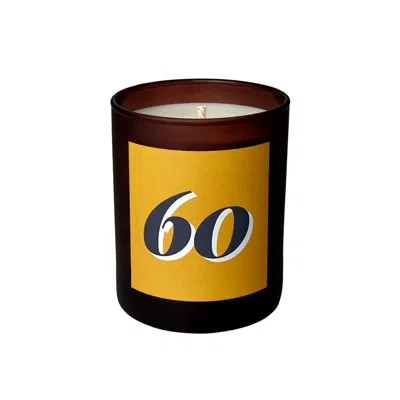 Little Karma Co. Ltd Orange Number Candle 60 - Nom Refillable Midi Milestone Candle