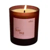 Little Karma Co. Ltd Pink Alba - Balancing Bergamot + Rose Geranium Refillable Large Candle In Pink