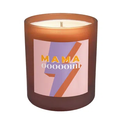 Little Karma Co. Ltd Pink Mama Oooh - Alba Refillable Large Mother's Day Candle In Brown