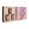 Little Karma Co. Ltd Purple / Orange Candle Gift Set For Mums In Multi