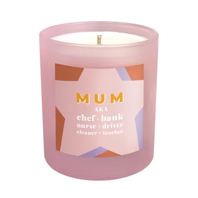 Little Karma Co. Ltd Purple / Pink Mum Aka... - Luna Refillable Large Mother's Day Candle