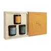 Little Karma Co. Ltd Yellow / Orange / Green Mighty Scented Candle Gift Set In Multi
