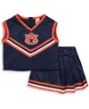 Little King Apparel Big Girls Navy Auburn Tigers Two-piece Cheer Set In Navy
