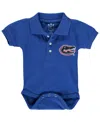 Little King Apparel Infant Boys And Girls Royal Florida Gators Polo Bodysuit In Royal