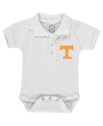 Little King Apparel Babies' Infant Boys And Girls White Tennessee Volunteers Polo Bodysuit