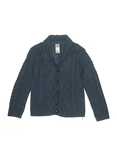 Pre-owned Little Lad Kids' Cardigan Sweater In Blue