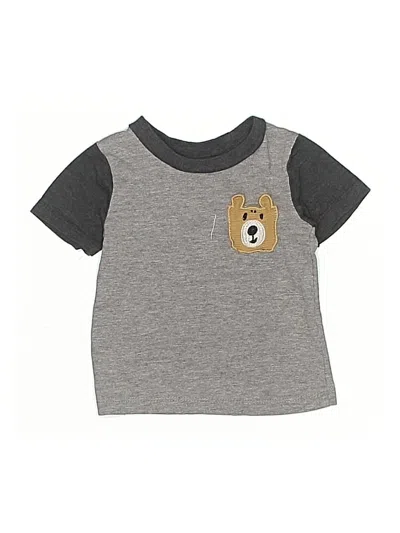 Pre-owned Little Lad Babies' Short Sleeve T-shirt In Gray