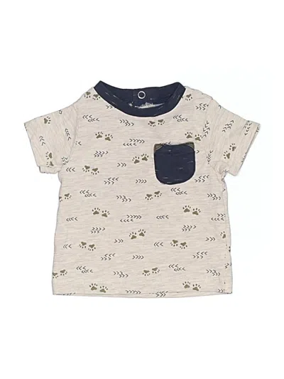 Pre-owned Little Lad Babies' Short Sleeve T-shirt In Tan